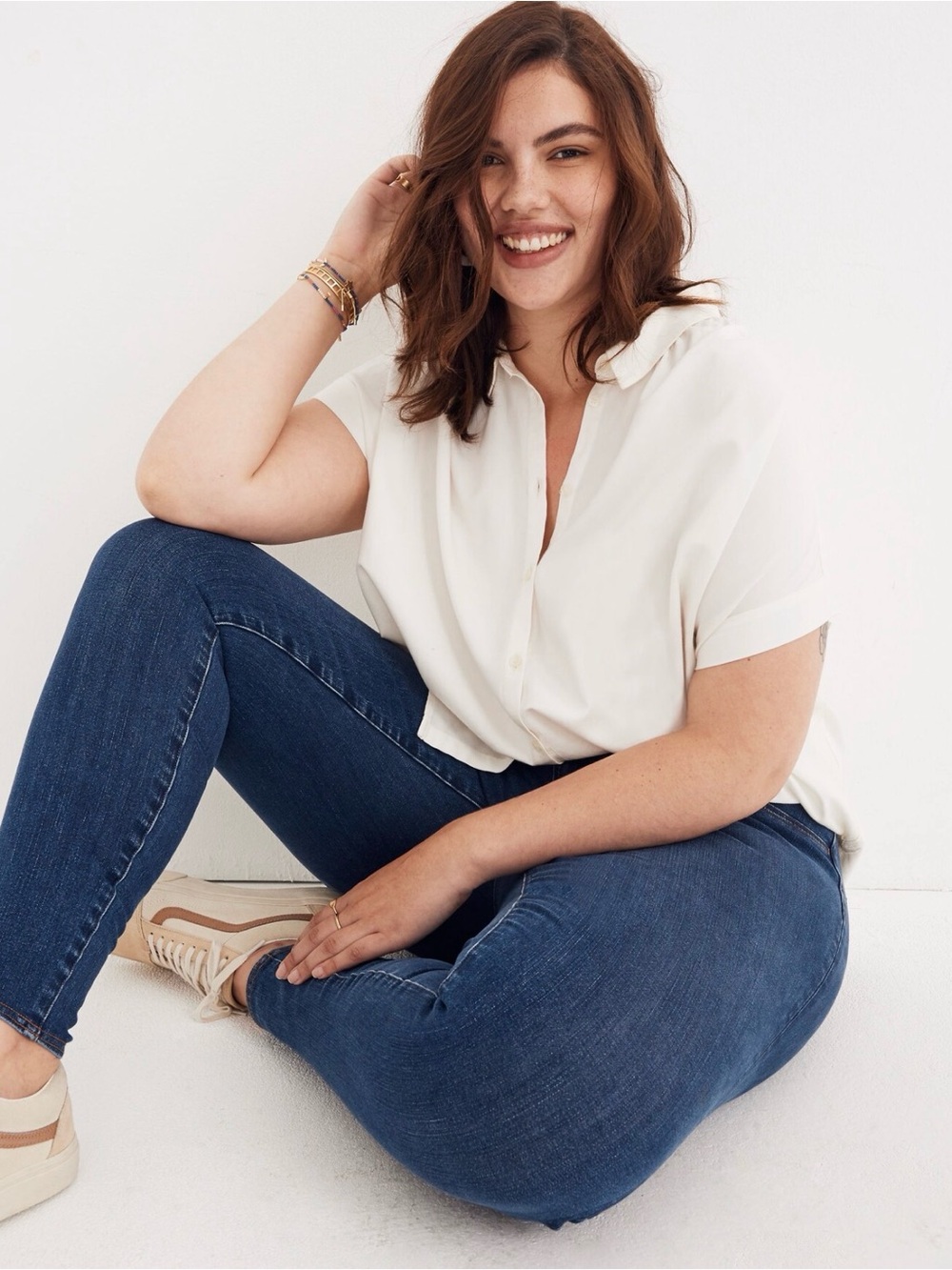 Madewell Pull-On Jeans in Freeburg Wash Size 35 (20)